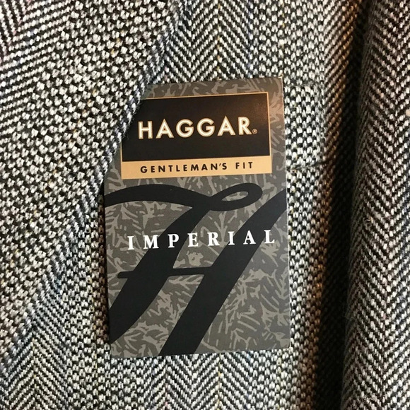 NWT Haggar Blazer Herringbone 40R Sport Coat - Picture 2 of 10